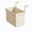 Yellow, variant on huayou Woven Hanging Laundry Basket, 9.84x3.74x7.87 Inch Foldable Dirty Clothes Storage Hamper with Gold Hooks, for Indoor Bathroom Dormitory Home Laundry Organization Daily Use
