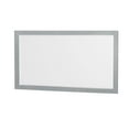 thumbnail image 6 of Wyndham Collection Sheffield 59" Mirror Wood Double Bathroom Vanity in White, 6 of 7