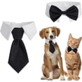 thumbnail image 1 of Pajaritas para mascotas, ajustables para gatos y perros: pajaritas formales para bodas, cachorros, gatitos, fiestas de cumpleaños y cenas, 1 of 5