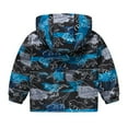 thumbnail image 3 of Hotiary Toddler Boy’s Cartoon Pattern Zip Jacket Lightweight Hooded Windbreakers Outdoor Casual Coat for 1-8 Years Kids, 3 of 10