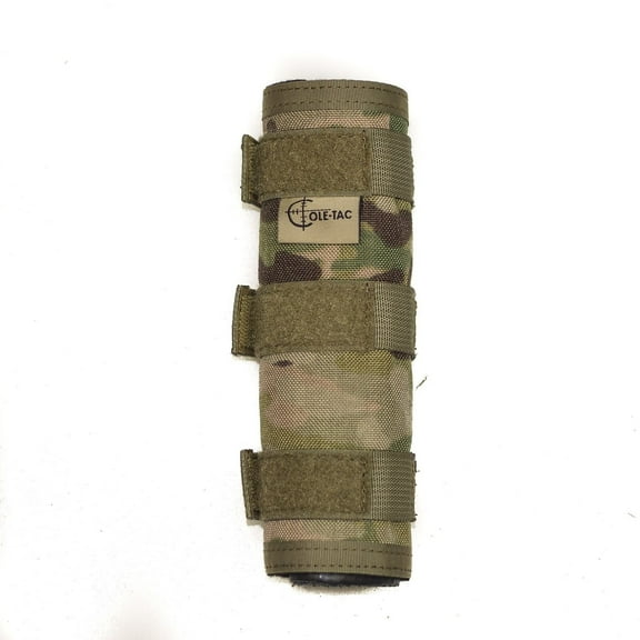 Cole-Tac HTP Suppressor Cover, 7.5in, Multicam, Fits 1-2in Suppressors, Includes Inner Tube and Outer Shell