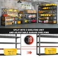thumbnail image 4 of REIBII 84" H Garage Shelving 6-Tier Storage Shelves Heavy Duty Loads 3500LBS Adjustable Metal Shelving Industrial Shelving 48" W x 20" D, 4 of 10