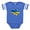 Royal Blue, variant on CafePress - I Stand With Ukraine Flag U - Cute Infant Baby Football Bodysuit