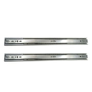 CABINETRTA Full Extension Drawer Soft-Closed Slides Side Mount 14 16 18 20 22 24 inch Ball Bearing Metal Rails Track Guide Glides Runners Heavy Duty 99 Pound Load Capacity(1 Pair, 20 inch)