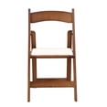 thumbnail image 3 of Yesfashion 4 Pack Folding Chairs With Padded Cushion, Padded Foldable Chair With Solid Wood Frame, Indoor Outdoor Portable Upholstered Folding Chair For Kitchen Office, 3 of 8