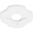 thumbnail image 2 of 22"OD x 7"ID x 7 1/2"C x 1"P Percival Architectural Grade PVC Contemporary Ceiling Medallion, 2 of 11