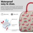 thumbnail image 3 of Womens Red Dinosaur Silhouette Pattern Lunch Box for Work,Insulated Lunch Bag for Women,Loncheras Para Mujer,Leakproof Adult Lunch Bag for Work,Beach,Travel,Picnic,Camping, 3 of 7