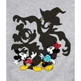 thumbnail image 3 of Disney - Mickey And Minnie Scared Shadows - Men's Crew Fleece Sweatshirt, 3 of 5