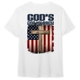 thumbnail image 4 of FLAGWIX God Christian Cross T-Shirt God's Got My Back T-Shirt MLN3246TS, 4 of 6