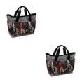 thumbnail image 3 of Ruiboury Cloth Durable Multi-Pocket Tool Bag For Organized Tool Storage Gardening Tool Bag Tool Storage Bag Grey flower color 2Set, 3 of 6