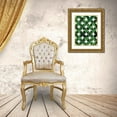 thumbnail image 3 of Seven Trees Design 25x32 Gold Ornate Wood Framed with Double Matting Museum Art Print Titled - Leaves Pattern, 3 of 4