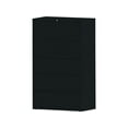 thumbnail image 4 of Lorell Receding Lateral File with Roll Out Shelves - 42" Width x 18.6" Depth x 68.8" Height - Letter/Legal/A4 - 5 Drawers - Ball-Bearing Suspension -, 4 of 8