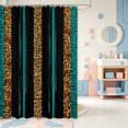 thumbnail image 2 of Erosebridal Vintage Cheetah Print Shower Curtain 72Wx72L,Classic Leopard Bathroom Curtain, 2 of 5