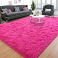 thumbnail image 2 of TWINNIS Shag Area Rug,9'x12'Soft Fluffy Area Rugs for Living Room Bedroom Kids Room Carpet,Hot Pink, 2 of 7
