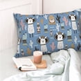 thumbnail image 4 of Kdxio Cotton Pillow Cases 20"x30" Pillowcases,Soft and Breathable Bedroom Pillow Cases-Llamas And Cactus-No Pillow Core, 4 of 5