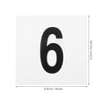 thumbnail image 2 of LIFKOME 50pcs Plastic Number Signs Table Number Cards Easy to Use Place Cards for Wedding Party and Events Convenient and Stylish Seat Tags, 2 of 8