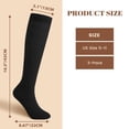 thumbnail image 2 of Socks Women, Long Winter Thigh High Boot Scrunch Socks, Warm Soft Slouchy Socks for Women Size 5-11, 2 of 7