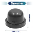 thumbnail image 3 of Unique Bargains 75mm Inner Dia Rubber Car Headlight Fog Light Housing Seal Cap Dust Cover, 3 of 3