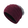 thumbnail image 1 of Winter Hats for Guys Mens Lined Knit Warm Thick Skully Stocking Hat, 1 of 5