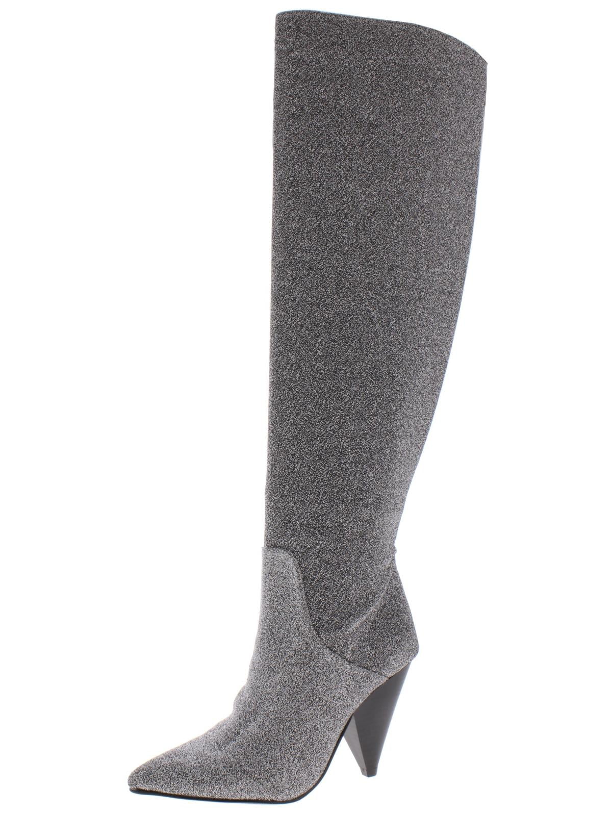 indigo knee high boot