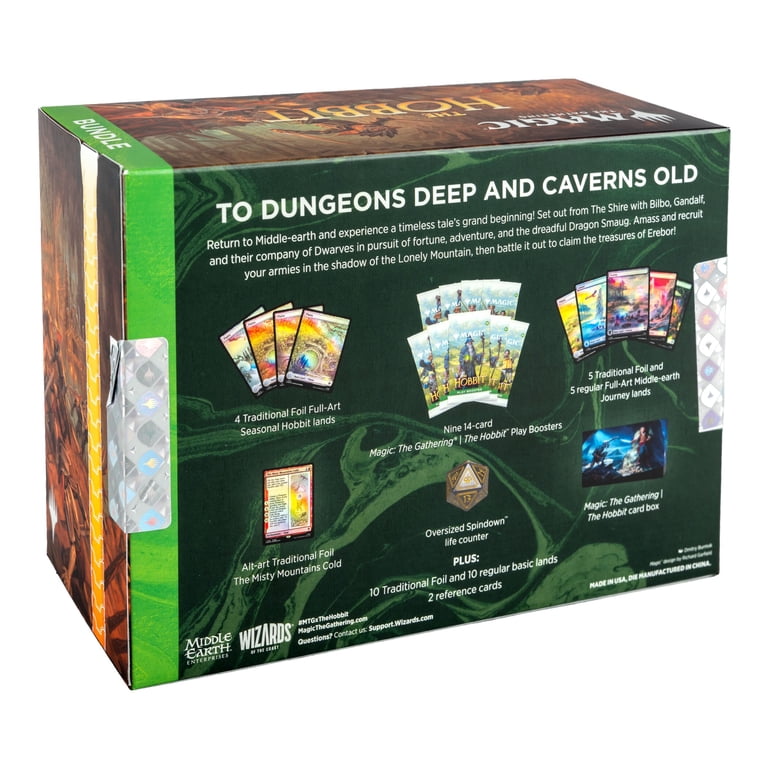 Magic: The Gathering The Hobbit Bundle, includes 9 booster packs
