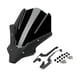 thumbnail image 3 of Cubierta de parabrisas de motocicleta Colamx Deflector de viento delantero negro, 3 of 8