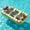 Green, variant on Large Inflatable Pool Floats, 87" x 53" Water Floating Hammock Tanning Pool Louger Adults, Outdoor Sun Bathing Tan Bed Mesh Mat, Swim Water Raft Floatie Summer Beach Lake Party Gifts (Blue)
