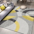 thumbnail image 4 of Alfombras para sala de estar, mesa de centro, celebración de bodas, 140 x 200 cm Amarillo + negro + gris, 4 of 6