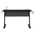 thumbnail image 2 of ACME Dragi Gaming Table with USB Port in Black and Red, 2 of 7