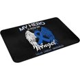 thumbnail image 3 of Colon Cancer Awareness Doormat Front Door Rug, 24"X16" Absorbent Machine Washable Inside Door Mat, Non Slip Low-Profile Entrance Rug for Entry, Back Door, 3 of 5