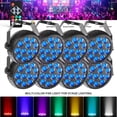 thumbnail image 1 of U`KING Éclairage de Scène Noir Multicolore RGB par Light Télécommande 8 Pack, 1 of 8