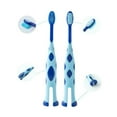 thumbnail image 4 of Color Random Children 3-12 Years Old Kids Soft Thin Color Bed Sheet Set; Bristle Cute Toothbrush Cartoon Animal Handle, 4 of 9