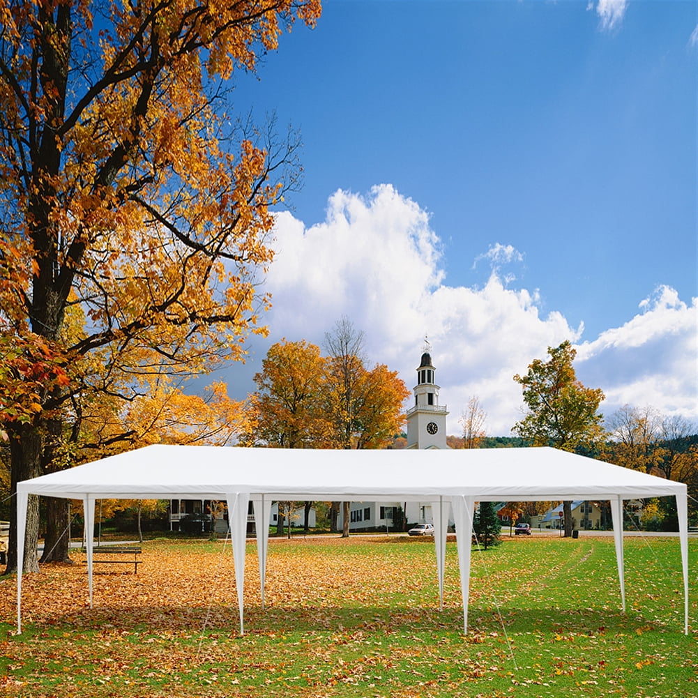 Private Jungle 10 x 30" Outdoor Canopy Tent, Car Shelter, Portable Shade Instant Gazebo for BBQ, Canopy Tent for Outdoor Party Wedding Commercial Activity, White Private Jungle 10 x 30" Outdoor Canopy Tent, Car Shelter, Portable Shade Instant Gazebo for BBQ, Canopy Tent for Outdoor Party Wedding Commercial Activity, White