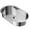 Stainless Steel, variant on Karran Usa CCU200SS Cinox 27-1/2" Oval Stainless Steel Undermount Bathroom Sink -