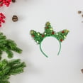 thumbnail image 5 of JYYYBF Christmas Hair Hoop Sequins Christmas Tree Headband Plush Ball Star Decor Hair Accessories for Women and Girls, 5 of 8