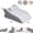 ice-silk gray, variant on GEEKLiYun Ergonomic Memory Foam Wedge Pillow, 18.5 Degree Angled Support Pillow for Neck Back Waist and Legs, Multi Position Bed Wedge Pillow for Sleeping Reading Relaxing, Removable Cover
