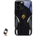 thumbnail image 1 of Urgalaxy Personalized Dragon Glass Phone Case, for iPhone 16/15/14/13/12/11 Plus Pro Max, Magnetic Design Full Coverage Anti-Drop Phone Case (for iPhone 12 Mini,Black), 1 of 8