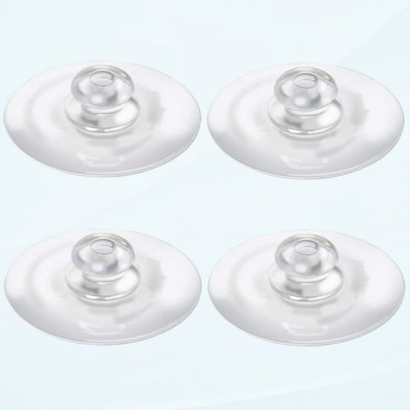 Replacement Suction Cups (4-Pack) - 2-Inch Diameter Heavy Duty Suction Cups for Window Bird Feeders, Great for Showers, Kitchen Sink Caddy Suction Cups