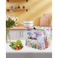 thumbnail image 5 of Jellyfish Coastal Stand Mixer Dust Cover with Storage Pocket & Handles, Blue Nautical Summer Beach Ocean Fits All Tilt Head & Bowl Lift Kitchen Appliance Cover Organizer Bag Accessories, 4.5-5 Quart, 5 of 6