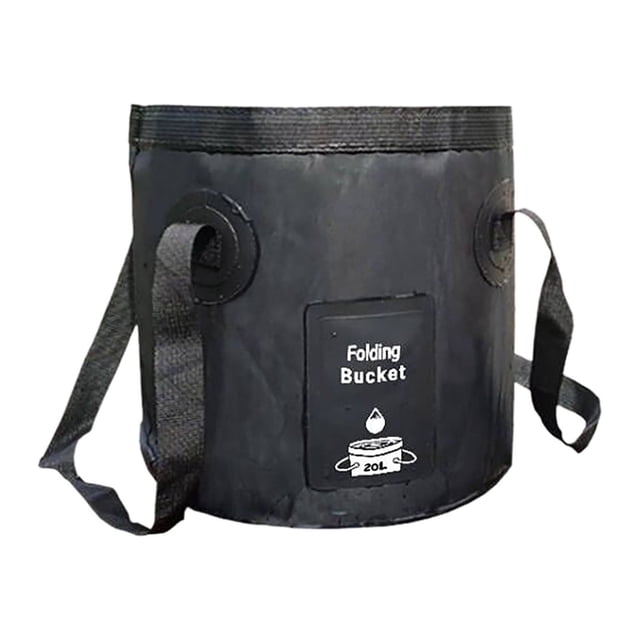 Collapsible Bucket, Lightweight Collapsible Water Container, Portable Collapsible Bucket for Fishing, Camping, Hiking, Backpacking, Outdoor Survival, Car Wash