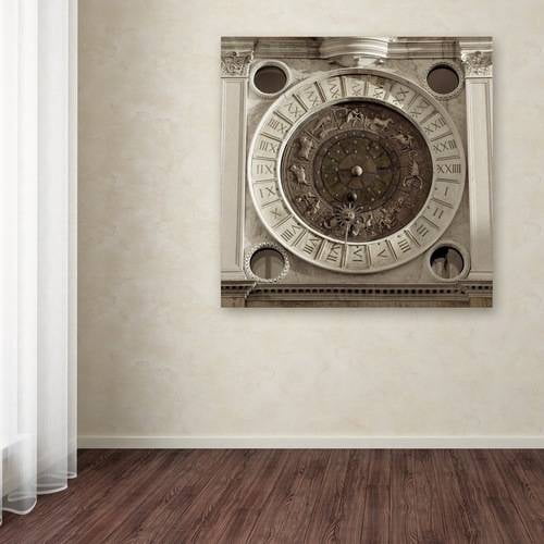 Trademark Fine Art "Il Grande Orologio IV" Canvas Art by Alan Blaustein