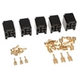thumbnail image 4 of 5Pcs 80A Relay Connector 4-Pin Mounting Socket + Terminals Base Holder, 4 of 6