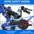 thumbnail image 4 of Korimefa Kids Bike, 14 inch Kids Bike BMX Style Bicycle with Training Wheels Coaster Brake for 4 5 6 7 Years Old Toddlers Boys Girls Multiple Colors (Blue), 4 of 14