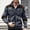 Black, variant on Denim Jacket for Men Spring Fall Casual Button Down Stand Collar Open Front Jean Shirt with Pockets Workwear