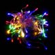 thumbnail image 4 of Guirnalda de luces a pilas, 10 m, 100 LED, multicolor, alambre transparente, luces brillantes para bodas, fiestas, festivales, decoración interior y exterior., 4 of 8