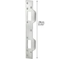 Door Strikes Plate Double Holes HeavyDuty Latchs Plate for Door Handle