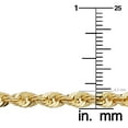 thumbnail image 4 of KoolJewelry Solid 14k Yellow Gold Filled Rope Chain Necklace (4.2 mm, 36 inch), 4 of 9