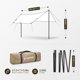 thumbnail image 2 of Lona de camping Bessport, 300 x 460 cm, con 2 postes, impermeable, 3000 mm, 2 of 7