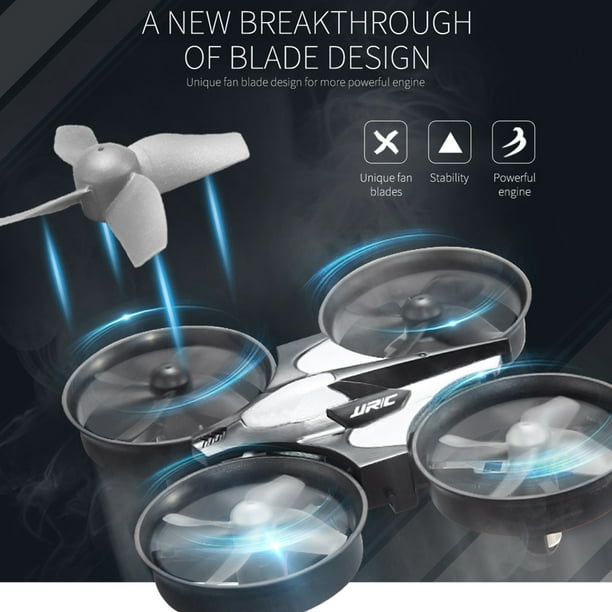 H36 LED 6 ejes Mini RC Drone 4CH Cuadricóptero de retorno con una tecla (gris)