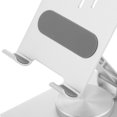 thumbnail image 3 of PAMINGONO Silver Foldable Tablet Stand Holder Adjustable Rotating Multi Device Support for Desk, 3 of 7